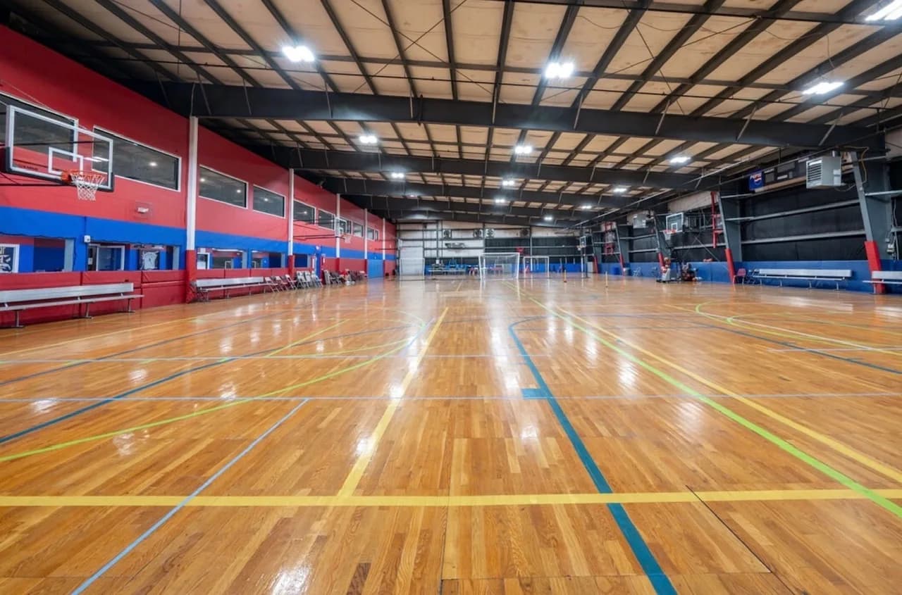Inside the BriceBuilt training facility in New Milford, CT